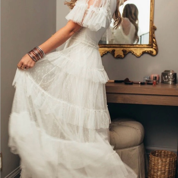 Ivy city whimsical dress in white - Picture 4 of 4